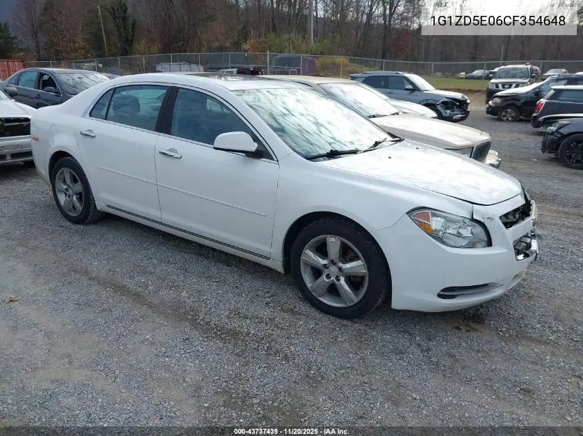 1G1ZD5E06CF354648 2012 Chevrolet Malibu 2Lt