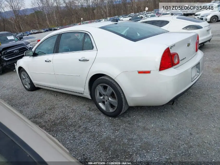 1G1ZD5E06CF354648 2012 Chevrolet Malibu 2Lt