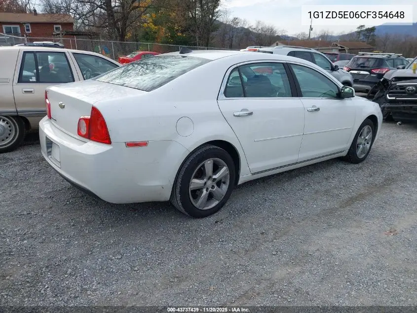 1G1ZD5E06CF354648 2012 Chevrolet Malibu 2Lt