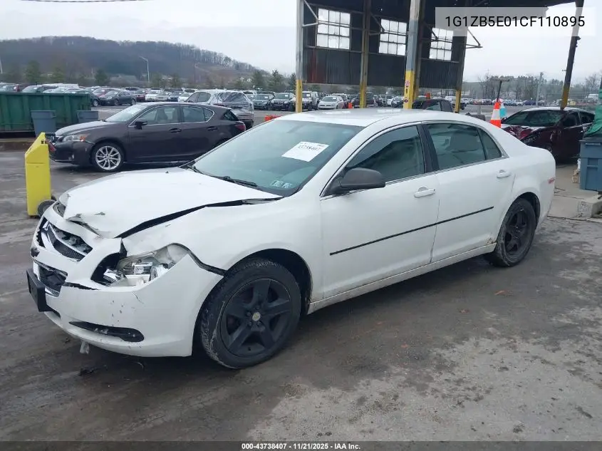1G1ZB5E01CF110895 2012 Chevrolet Malibu Ls