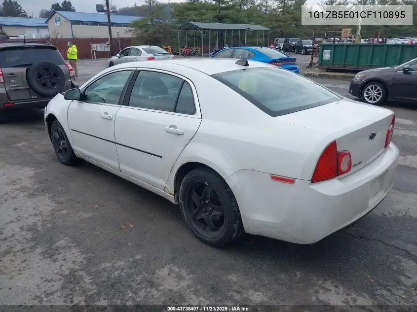 1G1ZB5E01CF110895 2012 Chevrolet Malibu Ls