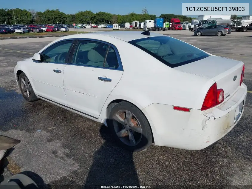 1G1ZC5EU5CF139803 2012 Chevrolet Malibu 1Lt
