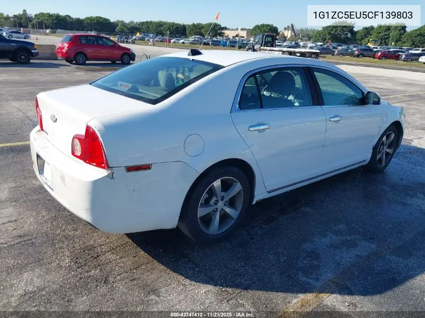 1G1ZC5EU5CF139803 2012 Chevrolet Malibu 1Lt