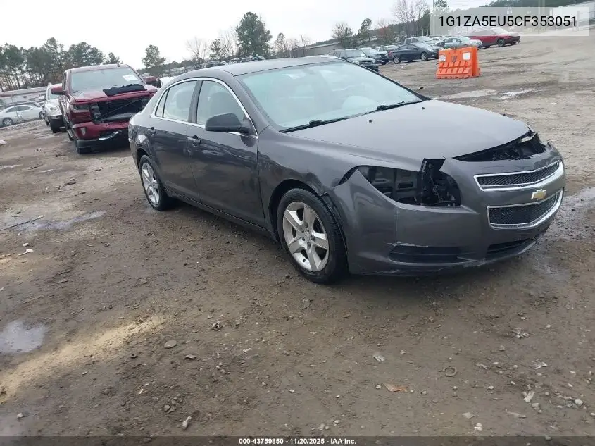 1G1ZA5EU5CF353051 2012 Chevrolet Malibu Ls