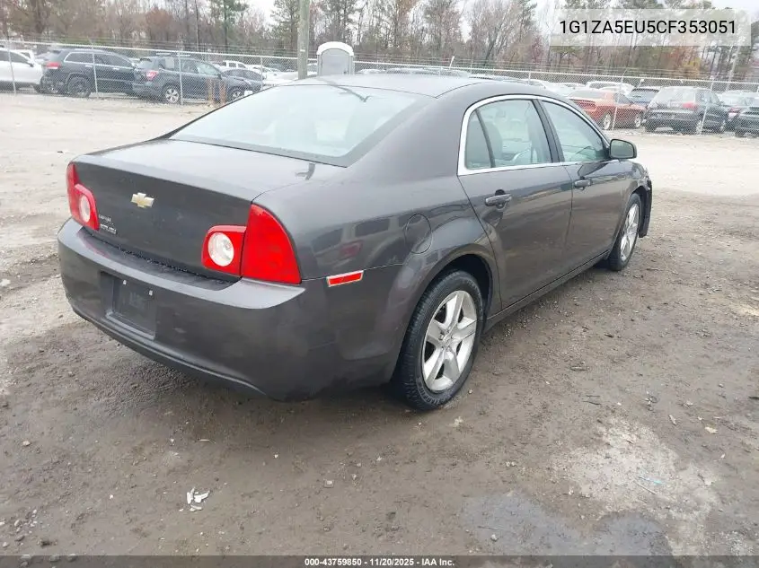 1G1ZA5EU5CF353051 2012 Chevrolet Malibu Ls