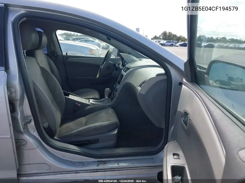 1G1ZB5E04CF194579 2012 Chevrolet Malibu Ls