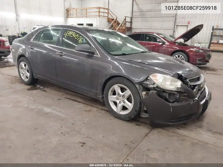 1G1ZB5E08CF259918 2012 Chevrolet Malibu Ls