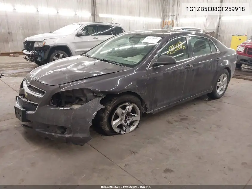 1G1ZB5E08CF259918 2012 Chevrolet Malibu Ls