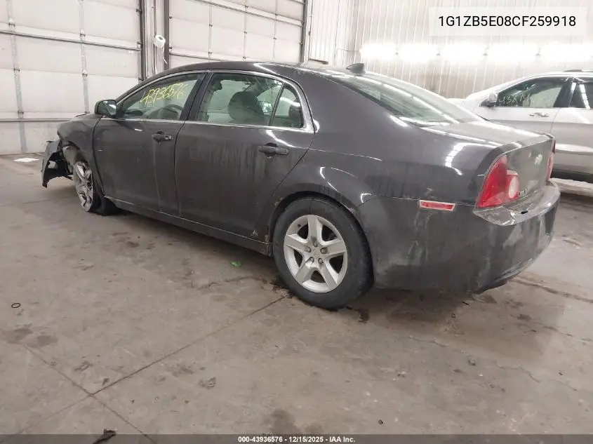 1G1ZB5E08CF259918 2012 Chevrolet Malibu Ls