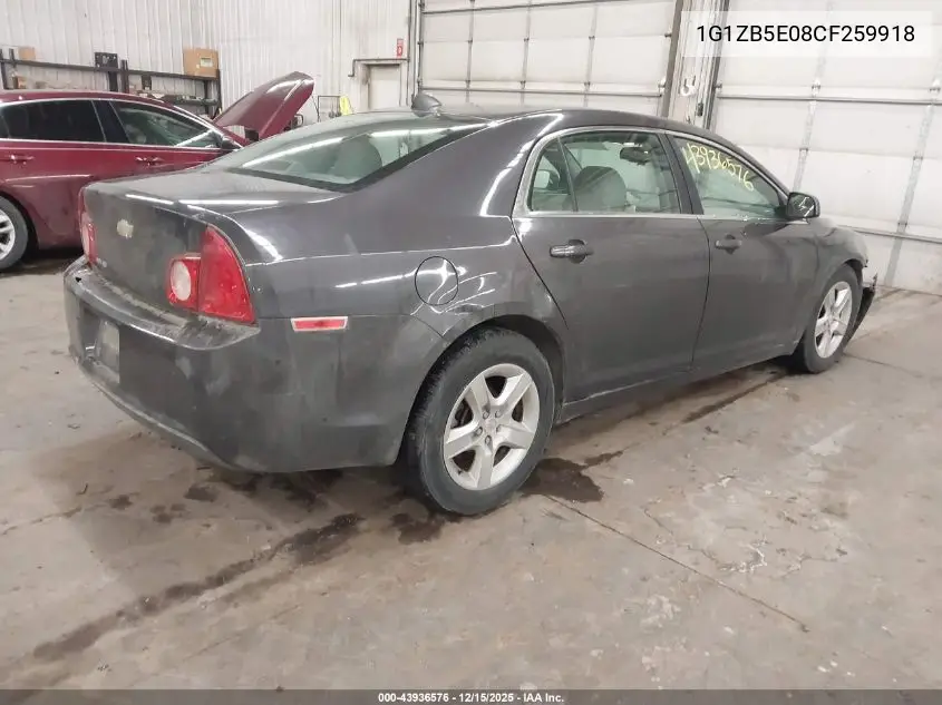 1G1ZB5E08CF259918 2012 Chevrolet Malibu Ls