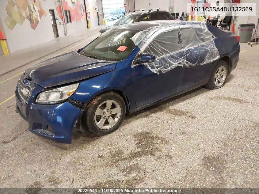 1G11C5SA4DU132569 2013 Chevrolet Malibu Lt