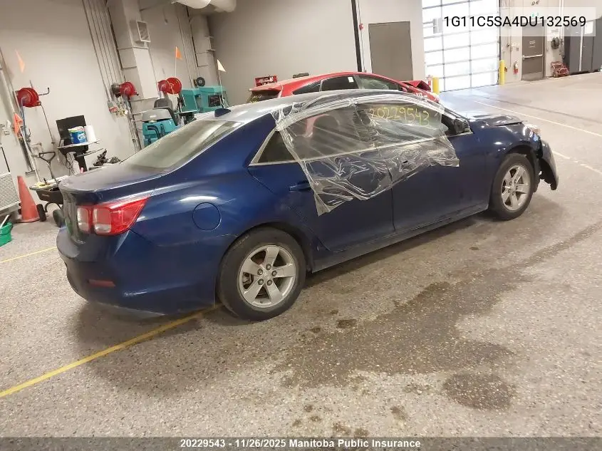 1G11C5SA4DU132569 2013 Chevrolet Malibu Lt