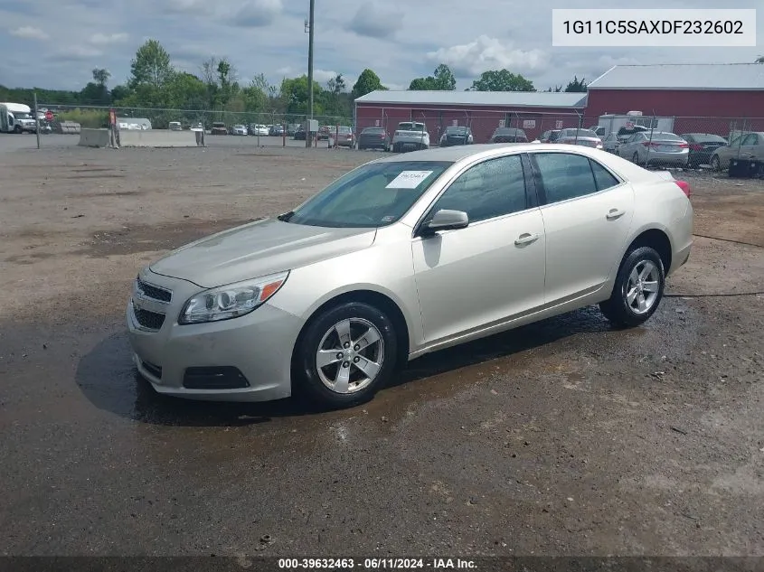 1G11C5SAXDF232602 2013 Chevrolet Malibu 1Lt