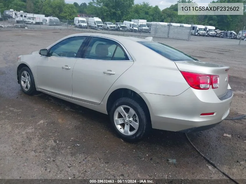 2013 Chevrolet Malibu 1Lt VIN: 1G11C5SAXDF232602 Lot: 39632463