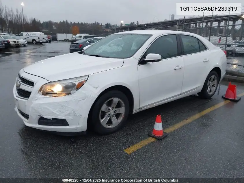 1G11C5SA6DF239319 2013 Chevrolet Malibu 1Lt