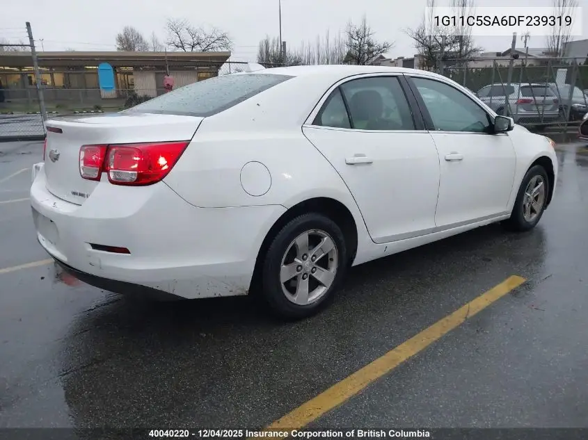 1G11C5SA6DF239319 2013 Chevrolet Malibu 1Lt