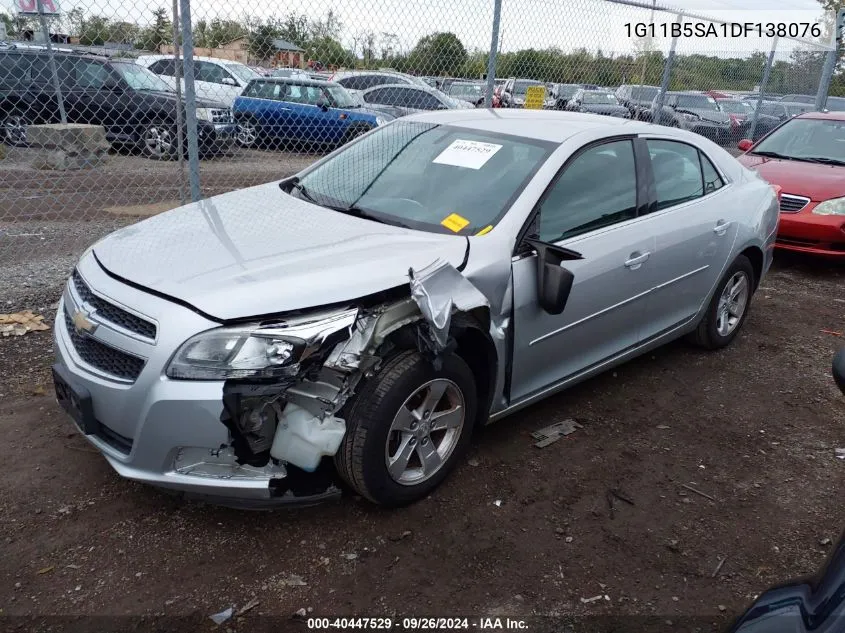 2013 Chevrolet Malibu 1Ls VIN: 1G11B5SA1DF138076 Lot: 40447529