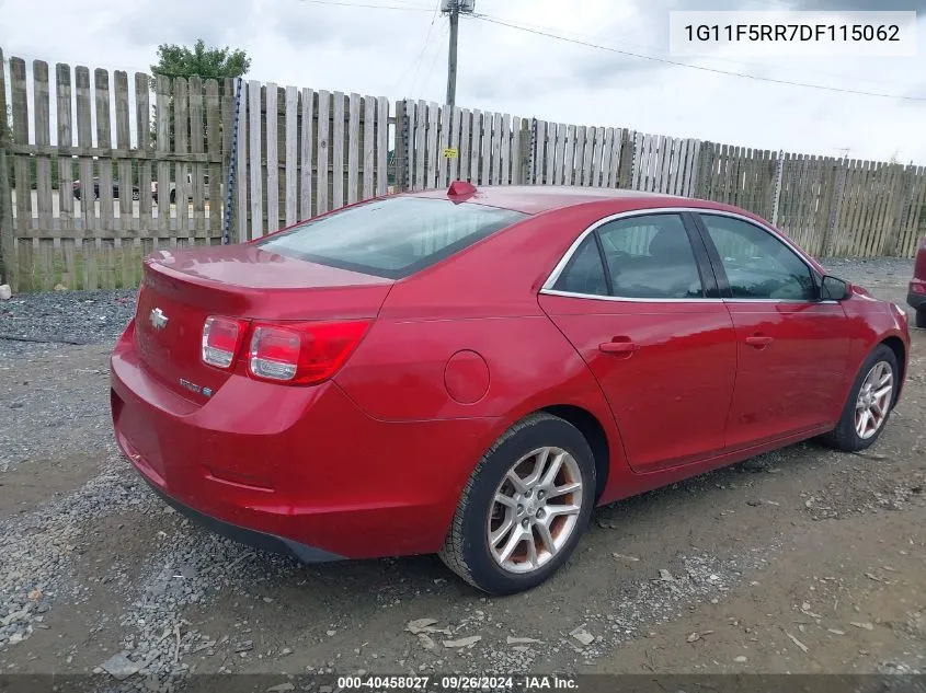 2013 Chevrolet Malibu Eco Premium Audio VIN: 1G11F5RR7DF115062 Lot: 40458027