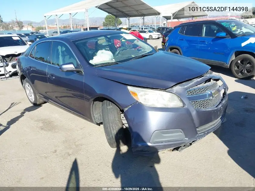 1G11C5SA2DF144398 2013 Chevrolet Malibu 1Lt