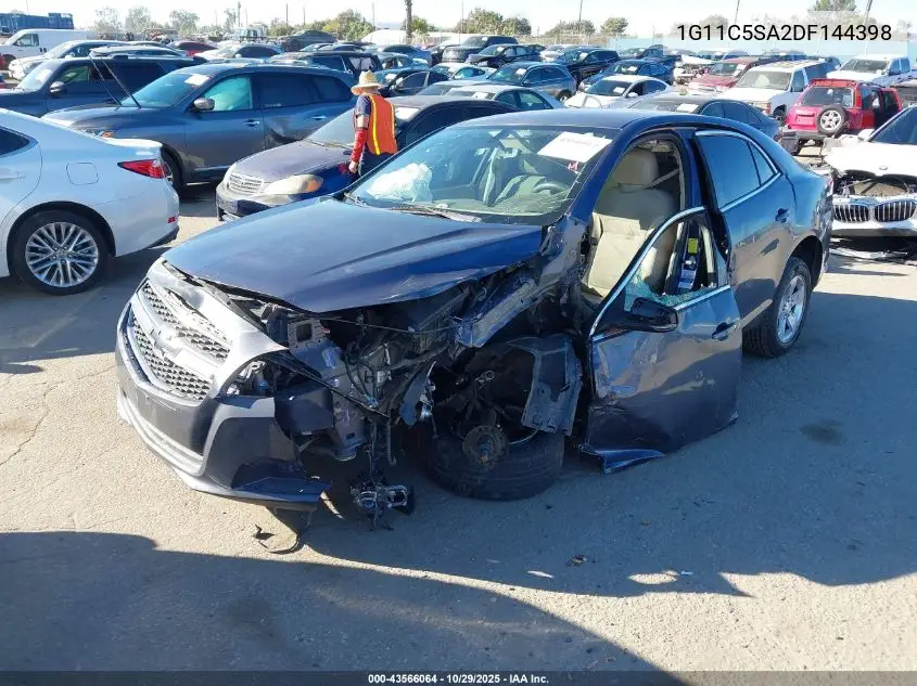 1G11C5SA2DF144398 2013 Chevrolet Malibu 1Lt