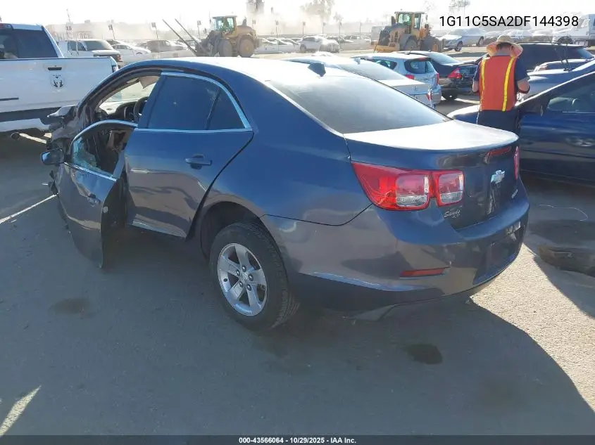 1G11C5SA2DF144398 2013 Chevrolet Malibu 1Lt
