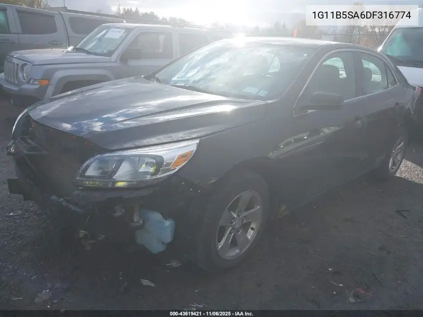 1G11B5SA6DF316774 2013 Chevrolet Malibu 1Ls