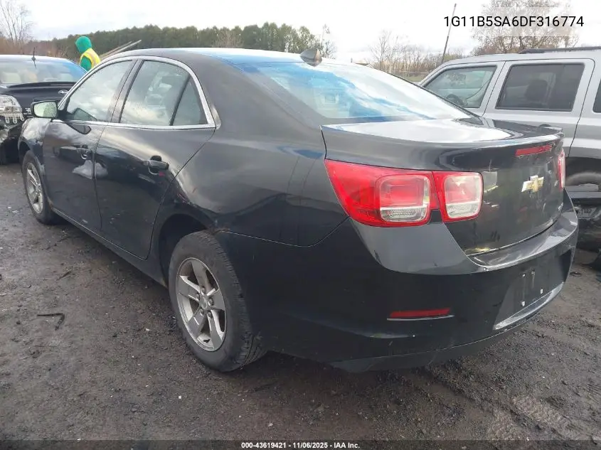 1G11B5SA6DF316774 2013 Chevrolet Malibu 1Ls