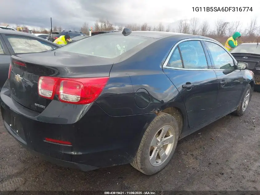 1G11B5SA6DF316774 2013 Chevrolet Malibu 1Ls
