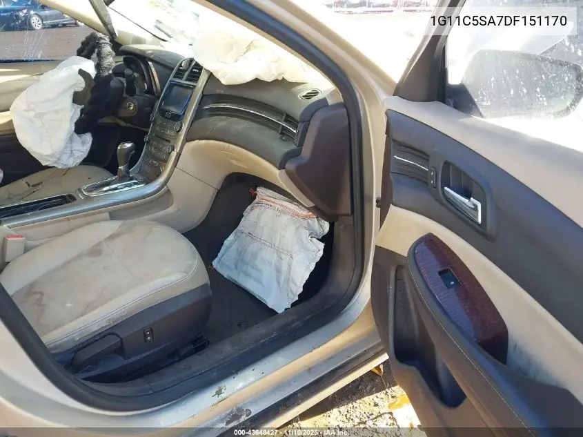 1G11C5SA7DF151170 2013 Chevrolet Malibu 1Lt