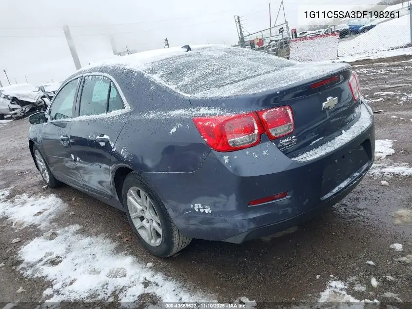 1G11C5SA3DF198261 2013 Chevrolet Malibu 1Lt