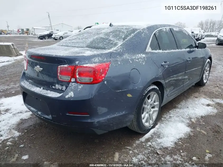 1G11C5SA3DF198261 2013 Chevrolet Malibu 1Lt