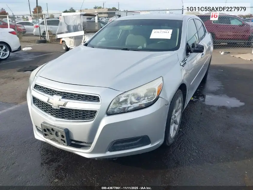 1G11C5SAXDF227979 2013 Chevrolet Malibu 1Lt