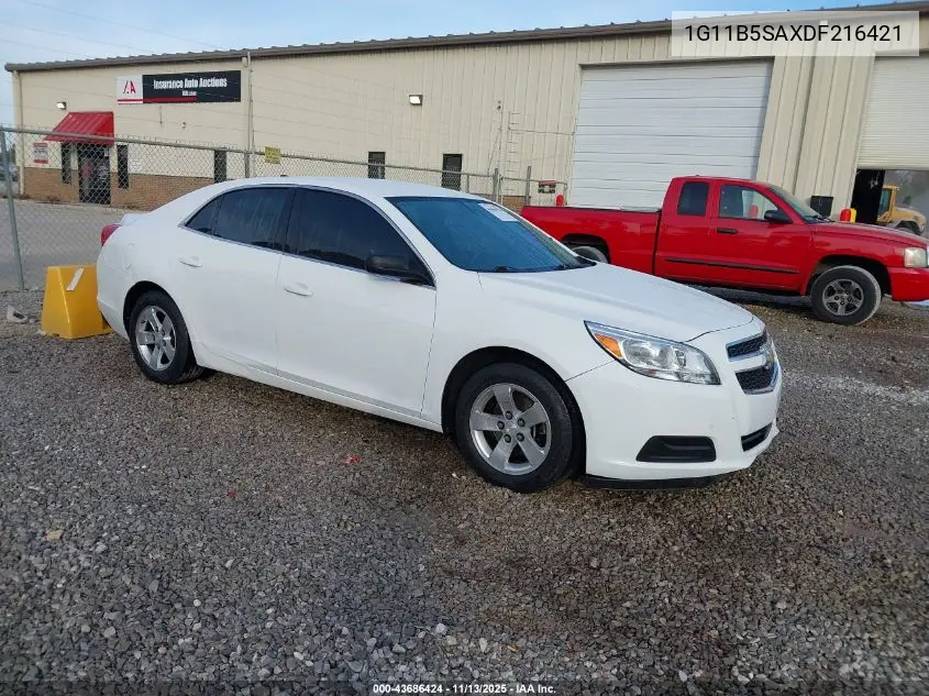 1G11B5SAXDF216421 2013 Chevrolet Malibu 1Ls