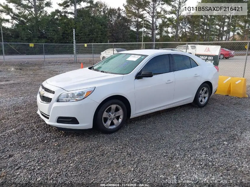 1G11B5SAXDF216421 2013 Chevrolet Malibu 1Ls