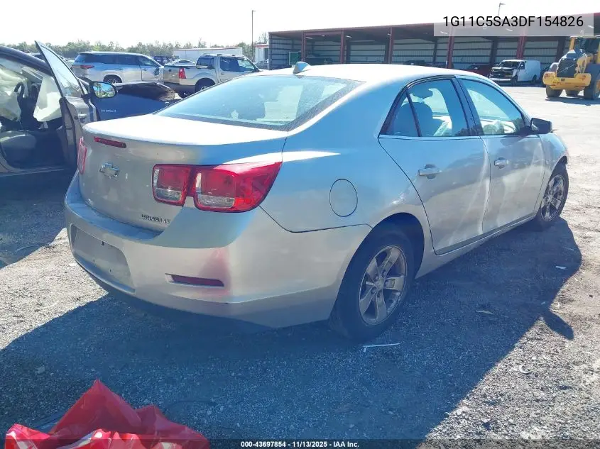 1G11C5SA3DF154826 2013 Chevrolet Malibu 1Lt