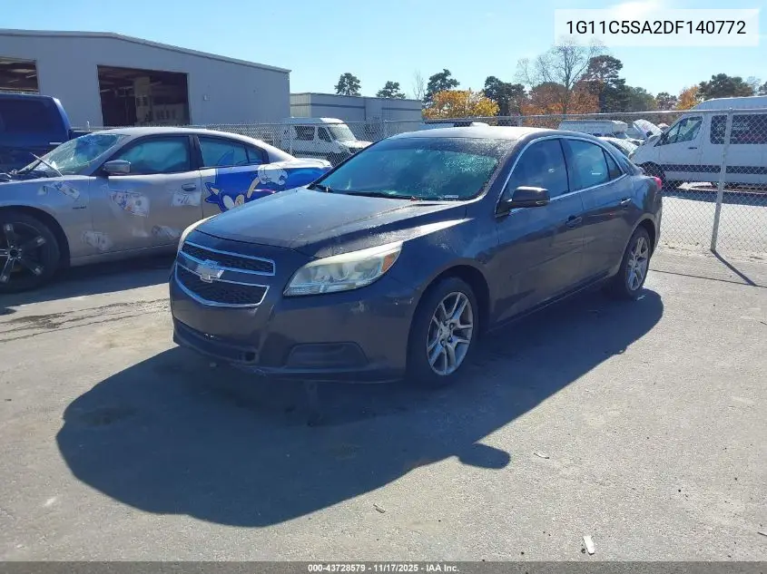 1G11C5SA2DF140772 2013 Chevrolet Malibu 1Lt