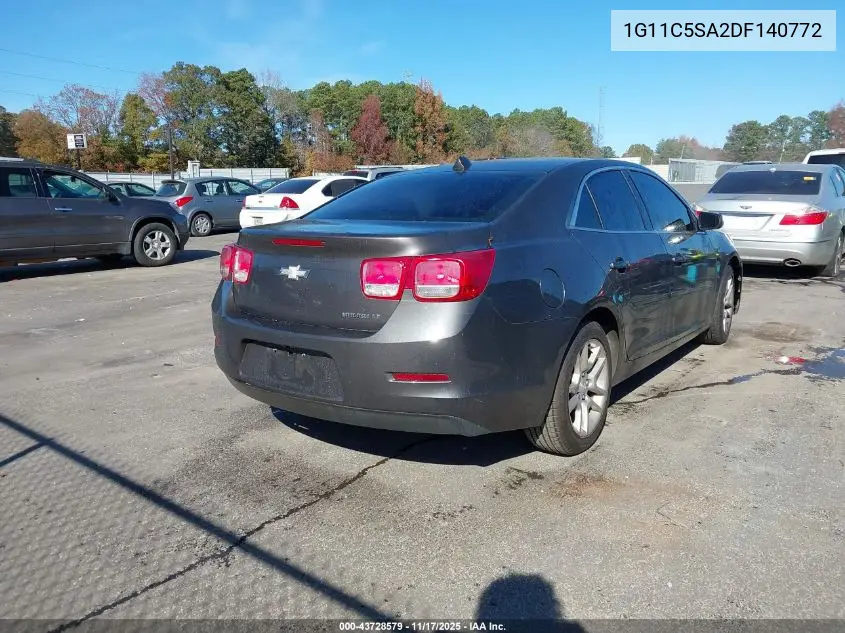 1G11C5SA2DF140772 2013 Chevrolet Malibu 1Lt