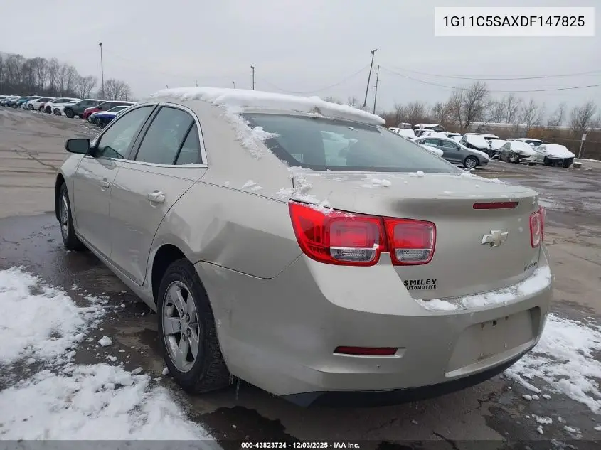 1G11C5SAXDF147825 2013 Chevrolet Malibu 1Lt