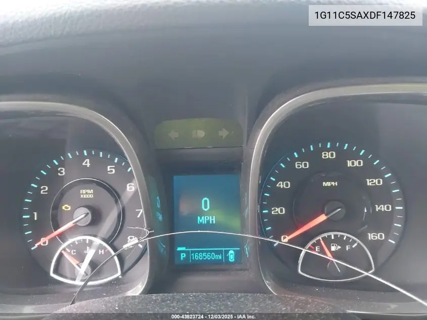 1G11C5SAXDF147825 2013 Chevrolet Malibu 1Lt