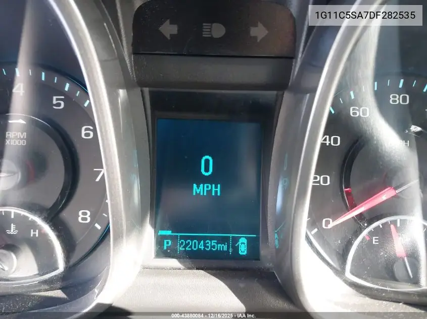 1G11C5SA7DF285535 2013 Chevrolet Malibu 1Lt
