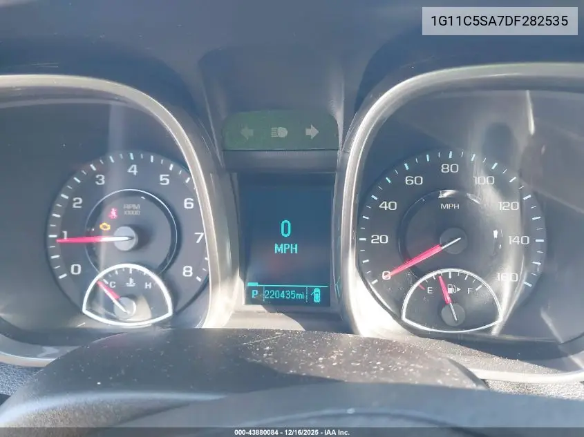 1G11C5SA7DF285535 2013 Chevrolet Malibu 1Lt