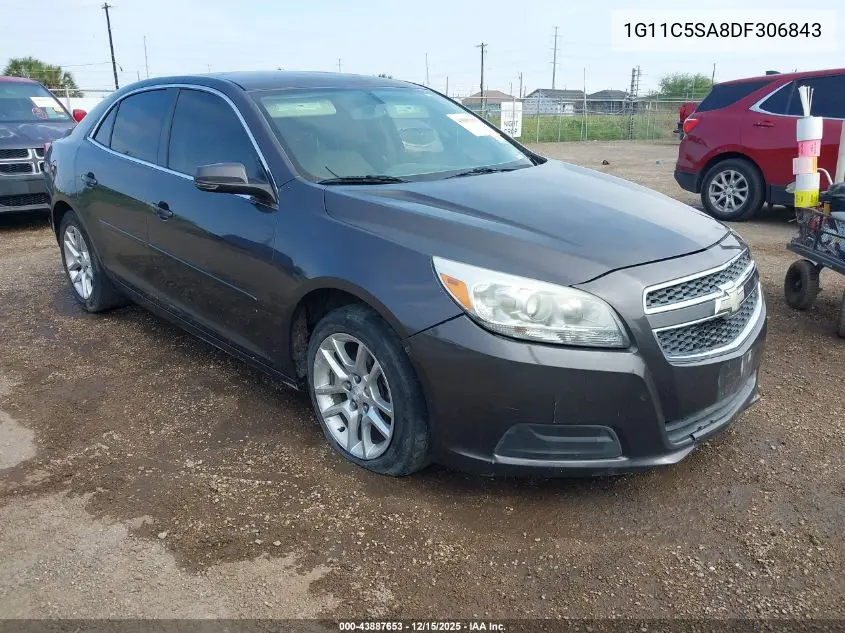1G11C5SA8DF306843 2013 Chevrolet Malibu 1Lt