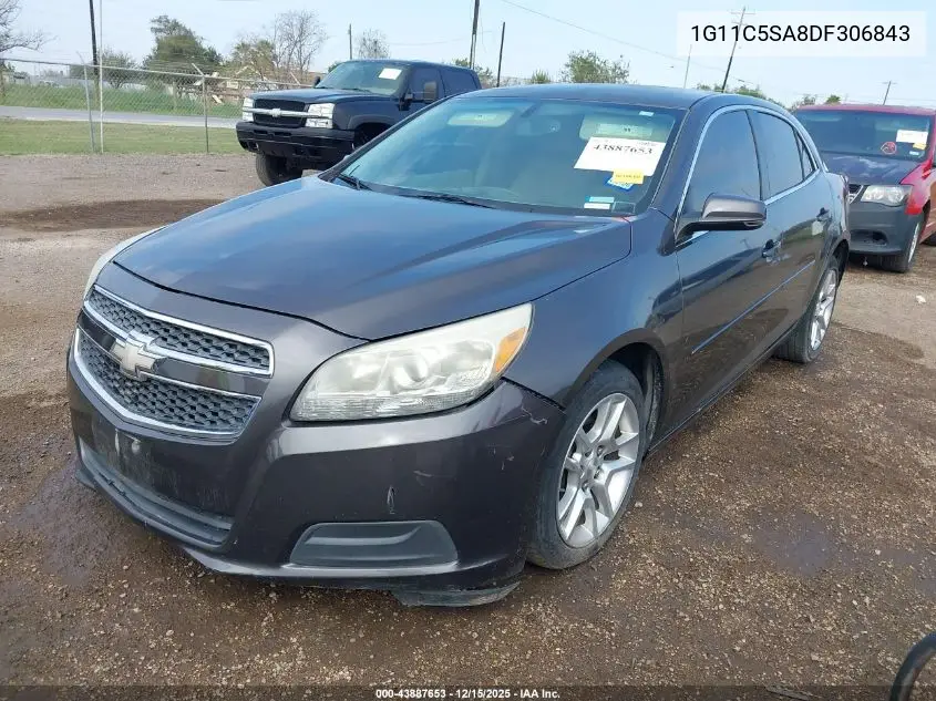 1G11C5SA8DF306843 2013 Chevrolet Malibu 1Lt