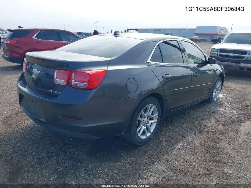 1G11C5SA8DF306843 2013 Chevrolet Malibu 1Lt