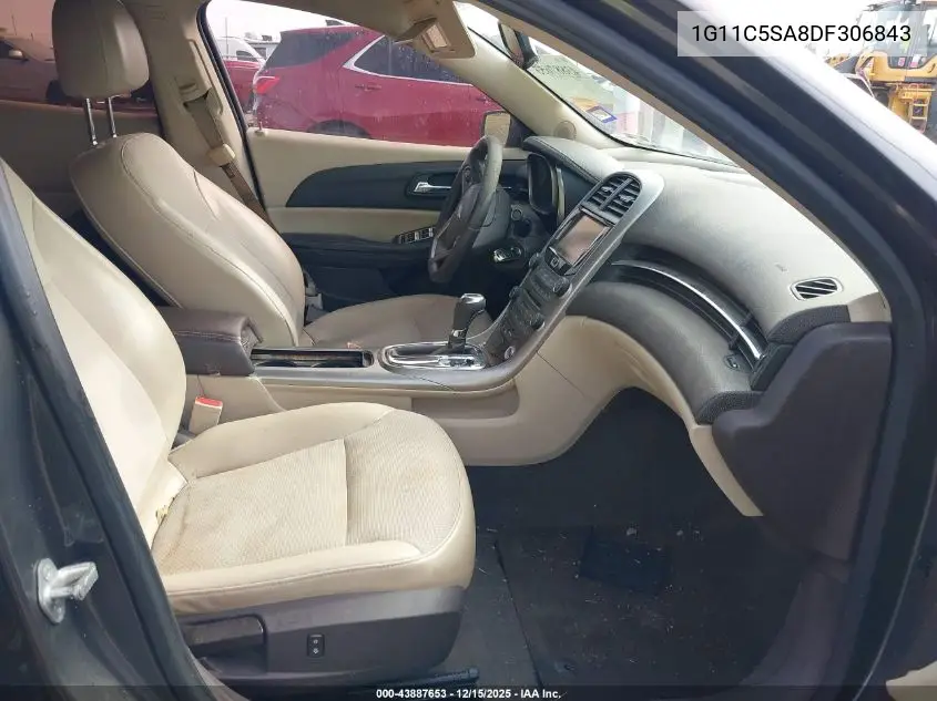 1G11C5SA8DF306843 2013 Chevrolet Malibu 1Lt
