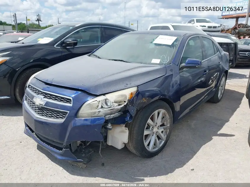 1G11E5SA8DU126347 2013 Chevrolet Malibu 2Lt