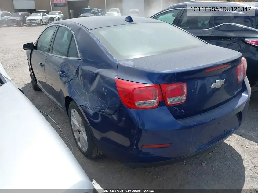 1G11E5SA8DU126347 2013 Chevrolet Malibu 2Lt