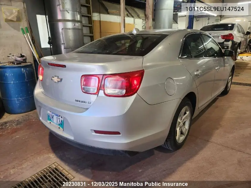 1G11C5SL9EU147524 2014 Chevrolet Malibu Lt