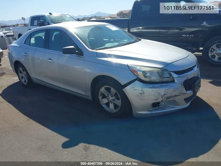 1G11B5SL9EF177551 2014 Chevrolet Malibu 1Ls