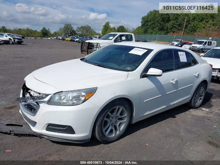 1G11C5SL0EF116425 2014 Chevrolet Malibu 1Lt